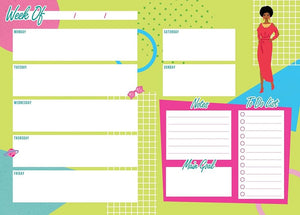 Barbie Weekly Planner for Kids and Teens