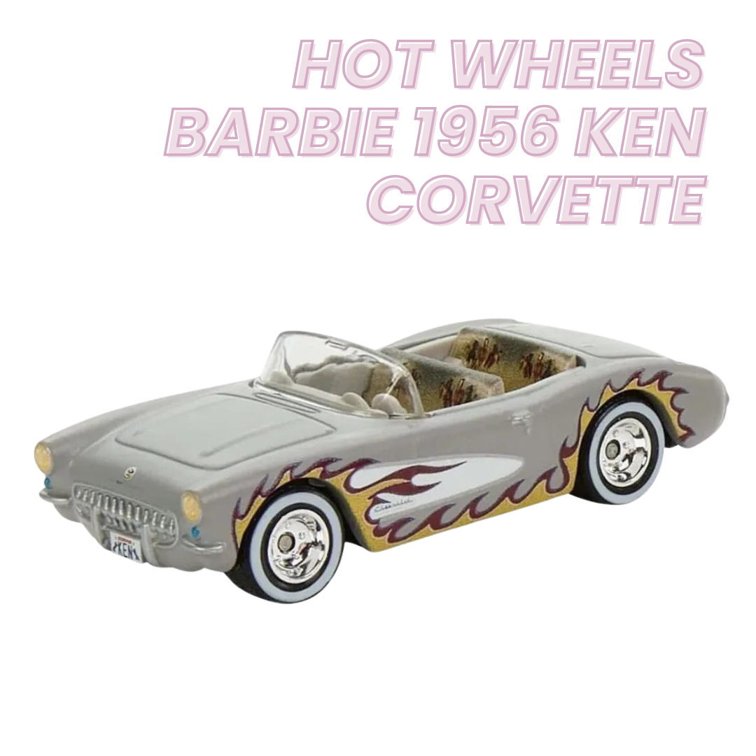 Hot Wheels 2023 Screen Time 9/10 1956 Ken Corvette Barbie The Movie 183/250