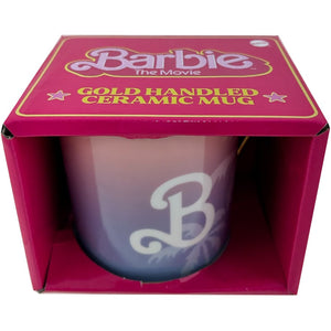 Barbie The Movie Gold Handled Ceramic Boxed Mug
